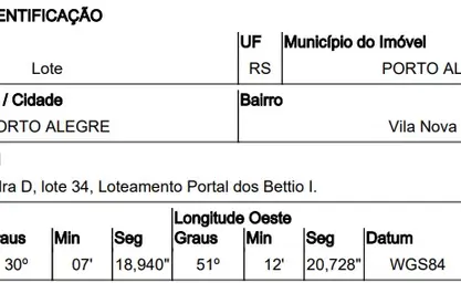 Terreno em PORTO ALEGRE - RS